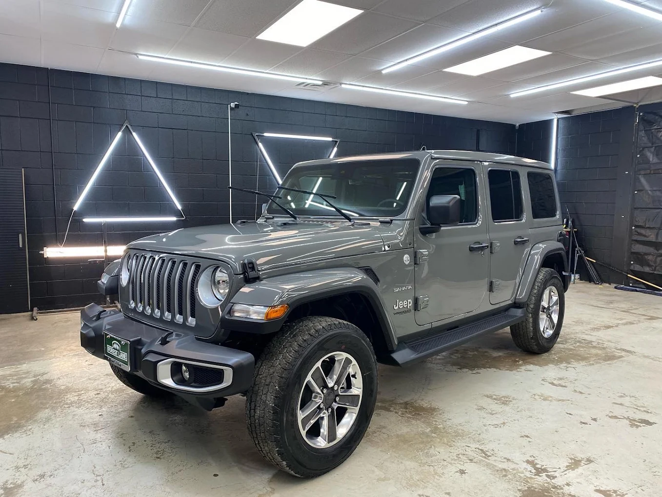 Jeep Wrangler with professional window tint